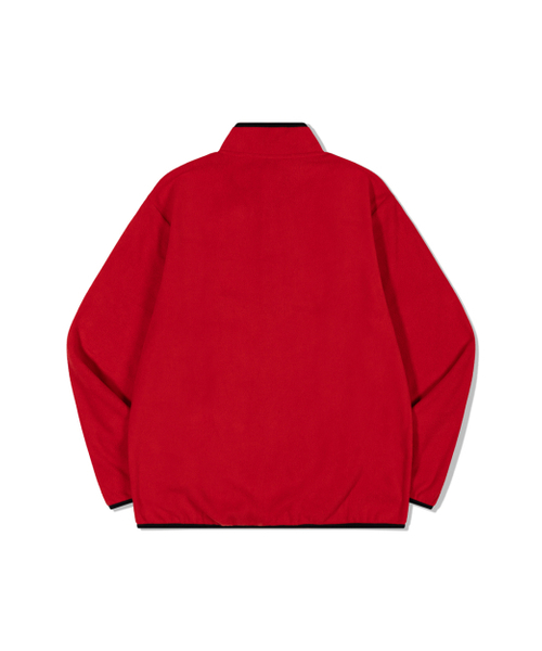MOAA(モア)の「Half-Button Fleece Pullover (RED)(その他アウター・レディース・その他・SMALL/MEDIUM)」の3枚目の写真