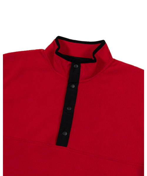MOAA(モア)の「Half-Button Fleece Pullover (RED)(その他アウター・レディース・その他・SMALL/MEDIUM)」の4枚目の写真