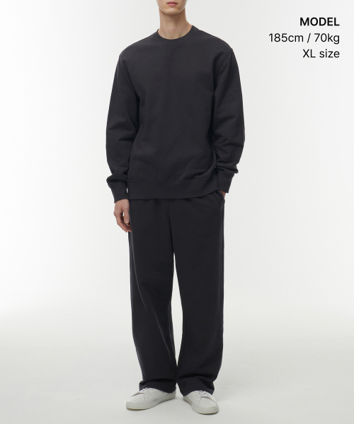 MUSINSA STANDARD（ムシンサスタンダード）の「ラウンジスウェットパンツ[ダークグレー]（スウェットパンツ・メンズ・その他・SMALL/MEDIUM/LARGE/X-LARGE/XX-LARGE）」の2枚目の写真