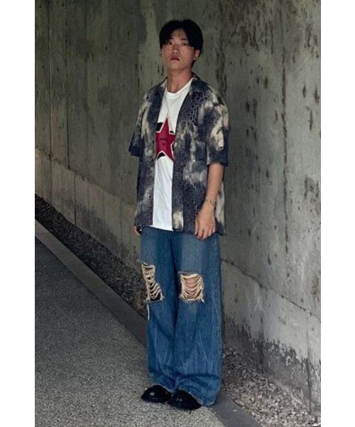 TRIP LE SENS(トリップ ル センス)の「タイダイクロシェハーフシャツ_BROWN(シャツ/ブラウス・レディース・その他・MEDIUM/LARGE)」の6枚目の写真