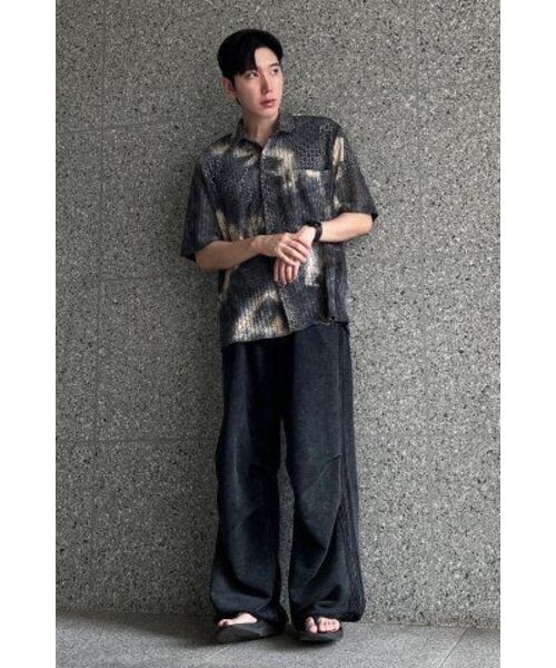 TRIP LE SENS(トリップ ル センス)の「タイダイクロシェハーフシャツ_BROWN(シャツ/ブラウス・レディース・その他・MEDIUM/LARGE)」の9枚目の写真