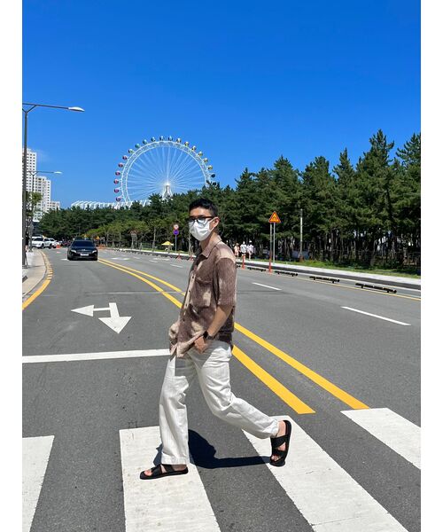TRIP LE SENS(トリップ ル センス)の「タイダイクロシェハーフシャツ_BROWN(シャツ/ブラウス・レディース・その他・MEDIUM/LARGE)」の11枚目の写真
