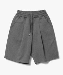 Deep One Tuck Sweat Shorts [Charcoal]