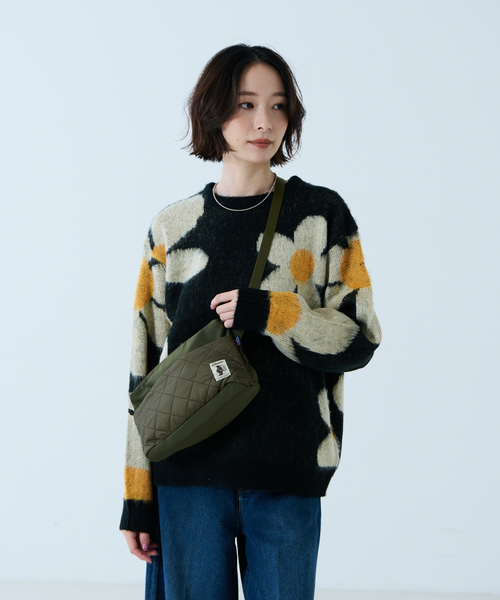 COBMASTER(コブマスター)の「【COBMASTER/コブマスター】QLT ALT SHOULDERBAG/ショルダーバッグ/お出かけ/81357500/バッグ/キルト【WEB限定】(トートバッグ・レディース・ブラック/カーキ・フリー)」の4枚目の写真