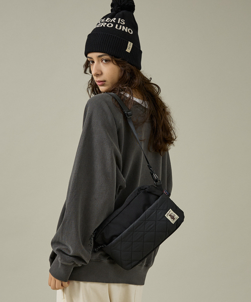 COBMASTER(コブマスター)の「【COBMASTER/コブマスター】QLT ALT SHOULDERBAG/ショルダーバッグ/お出かけ/81357500/バッグ/キルト【WEB限定】(トートバッグ・レディース・ブラック/カーキ・フリー)」の8枚目の写真
