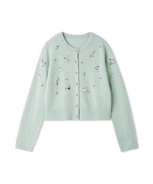 【新品タグ付き】CELFORD ペタルビジューカーディガン CELFORD (セルフォード)ペタルビジューカーディガン 25秋冬