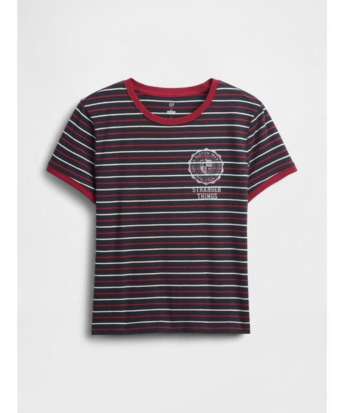 GAP(ギャップ)の「ストレンジャー・シングス オーガニックコットン ヴィンテージソフト クロップドTシャツ(Tシャツ/カットソー・レディース・マルチ/グレー・XS/S/M/L/XXS/XL)」の3枚目の写真