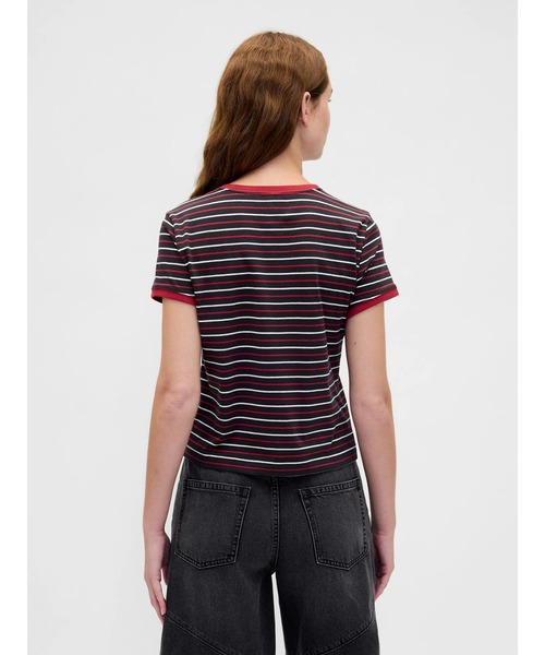 GAP(ギャップ)の「ストレンジャー・シングス オーガニックコットン ヴィンテージソフト クロップドTシャツ(Tシャツ/カットソー・レディース・マルチ/グレー・XS/S/M/L/XXS/XL)」の6枚目の写真