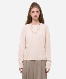 SALT AND CHOCOLATE（ソルトアンドチョコレート）の「Cashmere Wool Round Knit Ivory 4W2246301（ニット/セーター）」