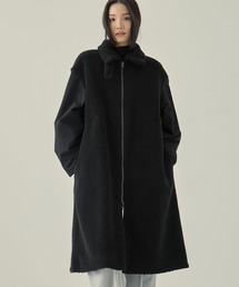 INSCRIRE/アンスクリア】Wool Gabardine Cape Coat/ウールギャバジン