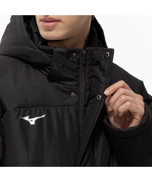 MIZUNO（ミズノ　）の「ミズノ  テックフィルブレスサーモコート_（ダウンジャケット/コート・メンズ・ブラック・L/3L/LL/M/S）」の6枚目の写真