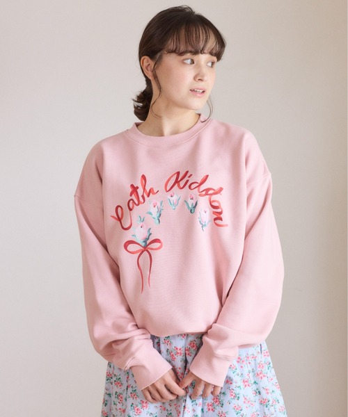 Cath Kidston（キャスキッドソン）の「裏起毛スウェットトップス 