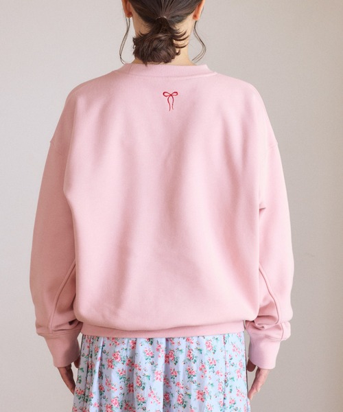 裏起毛スウェットトップス Ribbon Floral（スウェット）｜Cath Kidston