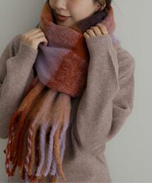 URBAN RESEARCH Sonny Label | フラッフィーボリュームチェックマフラー(マフラー)