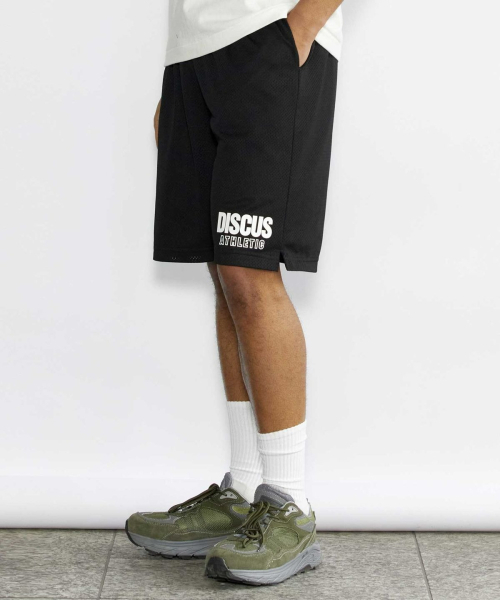 DISCUS ATHLETIC（ディスカス　アスレチック）の「レターロゴメッシュショーツブラック（その他パンツ・レディース・その他・LARGE/MEDIUM）」の7枚目の写真