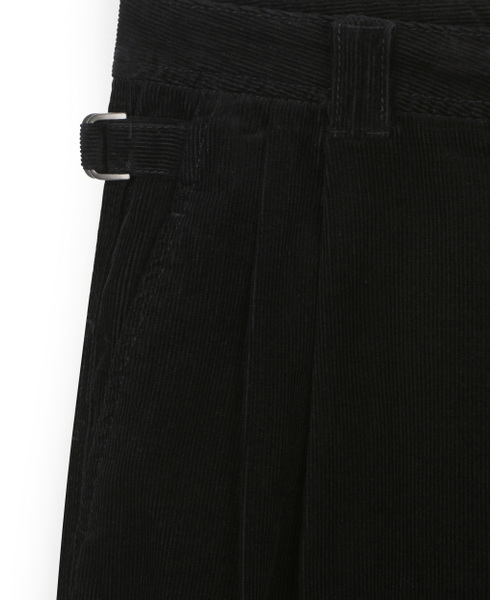 BESLOW(ビースロー)の「CORDUROY TWO TUCK PANTS BLACK(その他パンツ・メンズ・その他・28/30/32/34)」の3枚目の写真