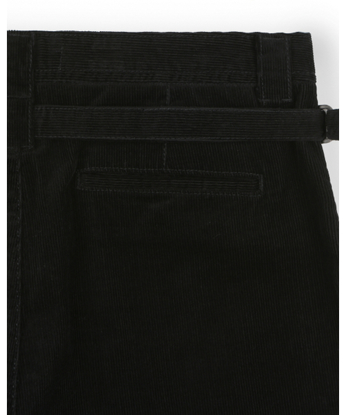 BESLOW(ビースロー)の「CORDUROY TWO TUCK PANTS BLACK(その他パンツ・メンズ・その他・28/30/32/34)」の5枚目の写真