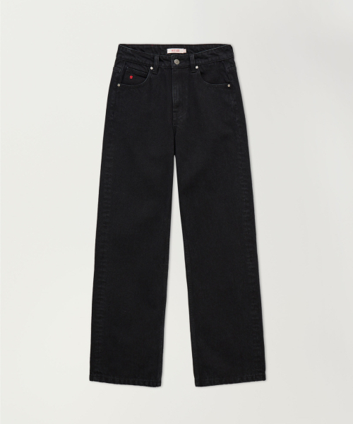 HEEARI(ヒアリー)の「エマクラシックストレートデニムパンツ_ブラック(デニムパンツ・レディース・その他・X-SMALL/SMALL/MEDIUM)」の2枚目の写真
