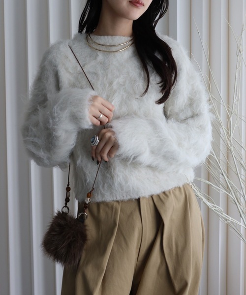 model：164cm. 着用サイズ：FREE