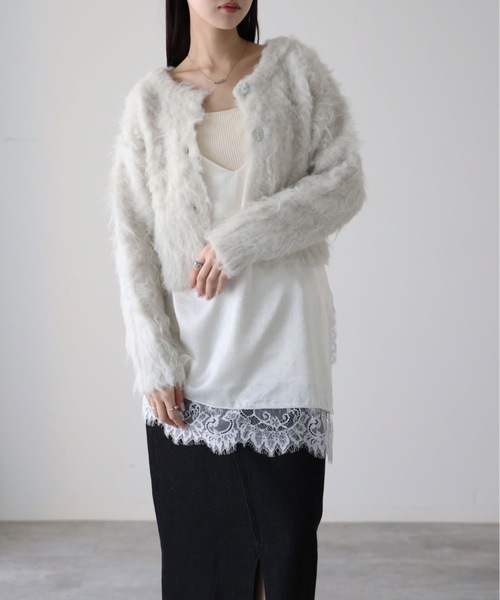 model：164cm. 着用サイズ：FREE