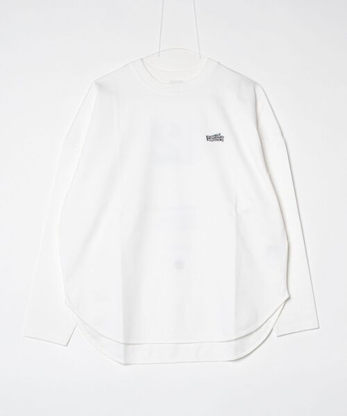 ESSENTIAL（エッセンシャル）の「ハイゲージ バックナンバーロンT（Tシャツ/カットソー・レディース・オフホワイト/ブラック/パープル・FREE）」の20枚目の写真