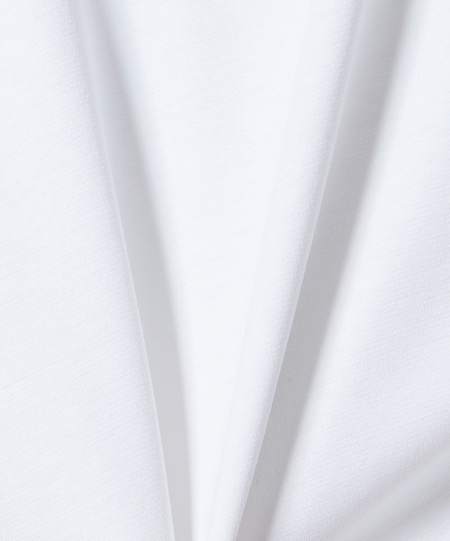 ESSENTIAL（エッセンシャル）の「ハイゲージ バックナンバーロンT（Tシャツ/カットソー・レディース・オフホワイト/ブラック/パープル・FREE）」の13枚目の写真