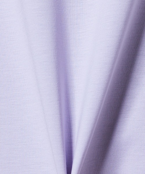 ESSENTIAL（エッセンシャル）の「ハイゲージ バックナンバーロンT（Tシャツ/カットソー・レディース・オフホワイト/ブラック/パープル・FREE）」の14枚目の写真