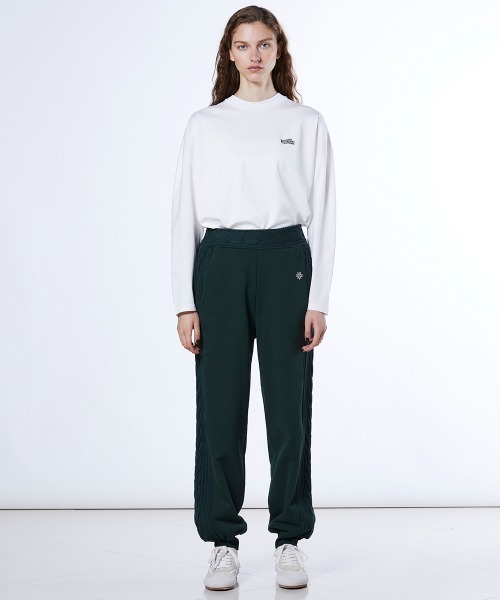 ESSENTIAL（エッセンシャル）の「ハイゲージ バックナンバーロンT（Tシャツ/カットソー・レディース・オフホワイト/ブラック/パープル・FREE）」の16枚目の写真