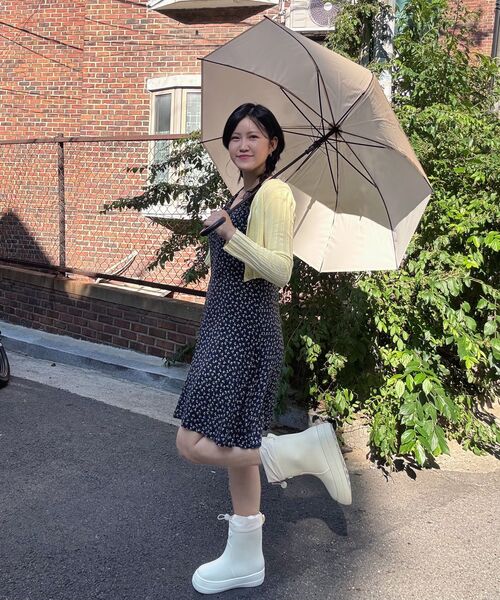 RECLOW(リクロー)の「RC RE-RAIN SHIRRING レインブーツ アイボリー(レインシューズ・レディース・その他・40/38/36)」の7枚目の写真