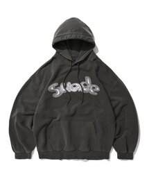 suade（スエード）の「BALLOON SUADE LOGO HOODIE [PIGMENT BLACK]（パーカー）」