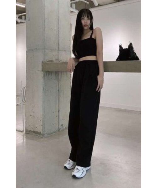 CHAMBROS（チャンブロス）の「ポイントロゴピンタックワイドスウェットパンツ[ブラック]（スウェットパンツ・レディース・その他・4/3/2/1/X-LARGE/SMALL/MEDIUM/LARGE）」の8枚目の写真
