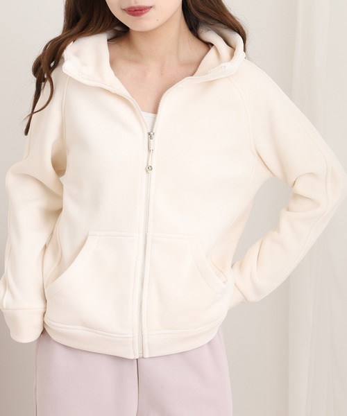 セール】je crois soi フリース ジップアップパーカー（パーカー