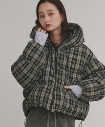 ad thie（アドティエ）の「チェック ダウンジャケット（ダウンジャケット/コート）」