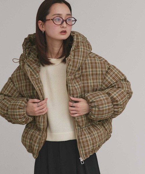 ⚫︎リロまっくさん専用⚫︎⭐︎DANTON⭐︎チェック柄 ダウンジャケット S dt-a0522ntf-sn-17.jpg