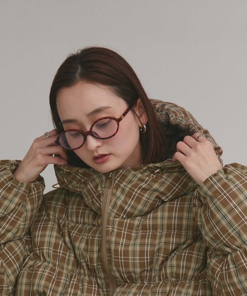 ダウンジャケットチェックmdk様 MGV（エムジーヴィー） ダウンコート ダウンジャケット チェック切替