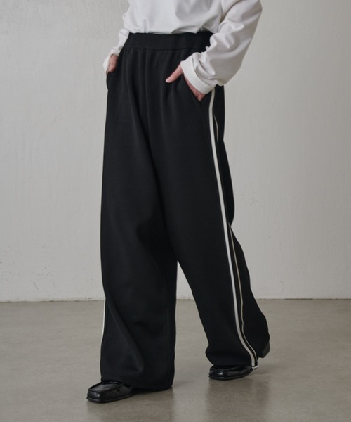 VISミラノリブ ワイドトラックパンツ（その他パンツ）｜Lui's（ルイス
