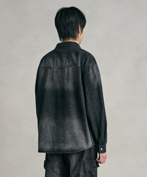 DECET(デケト)の「Denim Shirket DCSH006BlackA(シャツ/ブラウス・メンズ・その他・SMALL/MEDIUM)」の5枚目の写真