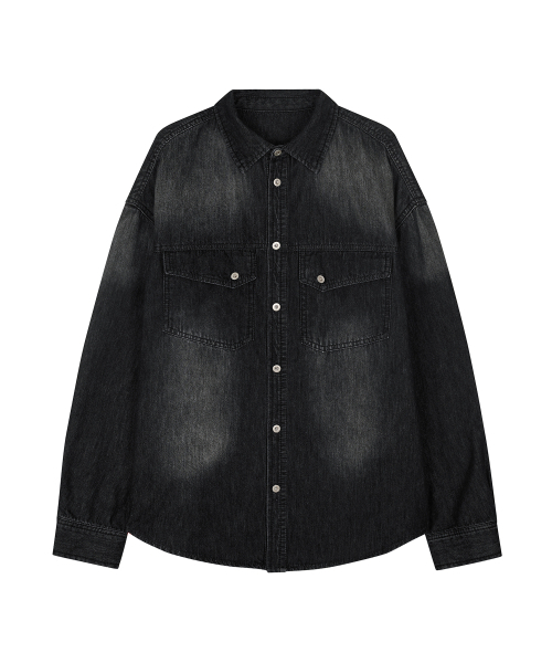 DECET(デケト)の「Denim Shirket DCSH006BlackA(シャツ/ブラウス・メンズ・その他・SMALL/MEDIUM)」の6枚目の写真