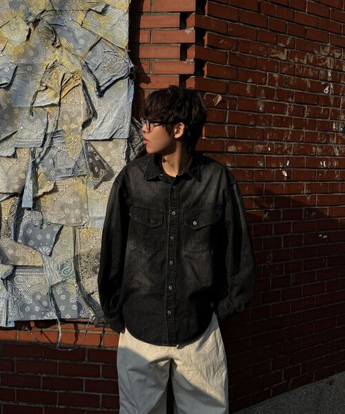 DECET(デケト)の「Denim Shirket DCSH006BlackA(シャツ/ブラウス・メンズ・その他・SMALL/MEDIUM)」の12枚目の写真