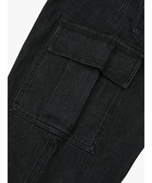 ESN（イーエスエヌ）の「セミワイドカーゴデニムパンツブラック（デニムパンツ・メンズ・その他・MEDIUM/X-LARGE/LARGE）」の6枚目の写真