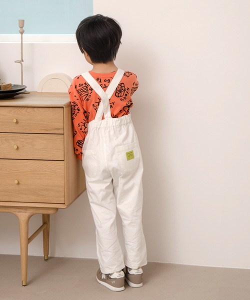 MAKE YOUR DAY(メイクユアデイ)の「ワイドサロペットパンツ■80~140cm(サロペット/オーバーオール・キッズ・ネイビー/オフホワイト/ブラック・80/90/100/110/120/130/140)」の11枚目の写真