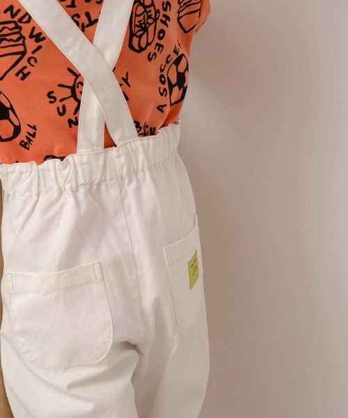MAKE YOUR DAY(メイクユアデイ)の「ワイドサロペットパンツ■80~140cm(サロペット/オーバーオール・キッズ・ネイビー/オフホワイト/ブラック・80/90/100/110/120/130/140)」の12枚目の写真