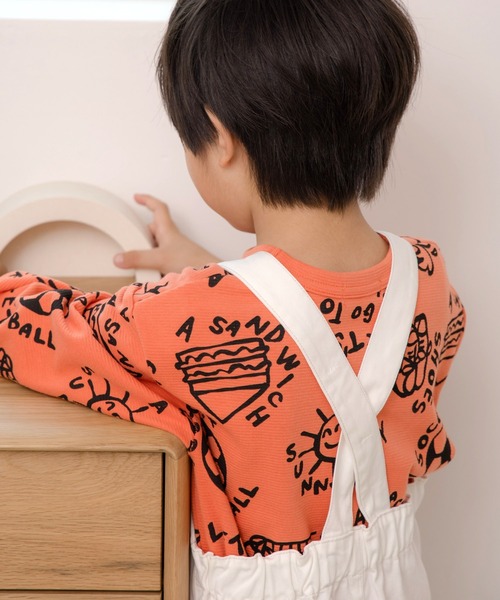 MAKE YOUR DAY(メイクユアデイ)の「ワイドサロペットパンツ■80~140cm(サロペット/オーバーオール・キッズ・ネイビー/オフホワイト/ブラック・80/90/100/110/120/130/140)」の13枚目の写真