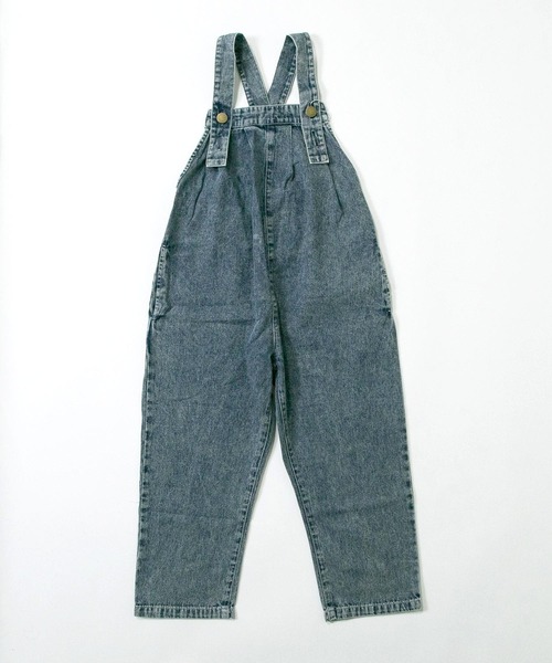 MAKE YOUR DAY(メイクユアデイ)の「ワイドサロペットパンツ■80~140cm(サロペット/オーバーオール・キッズ・ネイビー/オフホワイト/ブラック・80/90/100/110/120/130/140)」の7枚目の写真