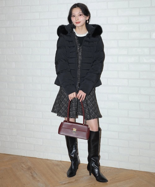 キラキラツイードジャンスカ（ワンピース）｜Apuweiser-riche