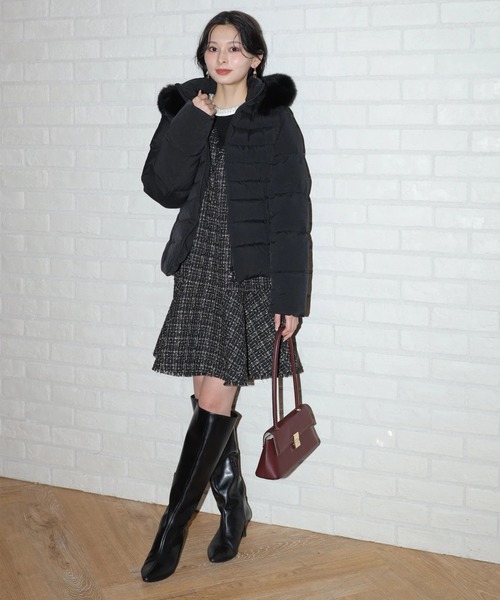 キラキラツイードジャンスカ（ワンピース）｜Apuweiser-riche