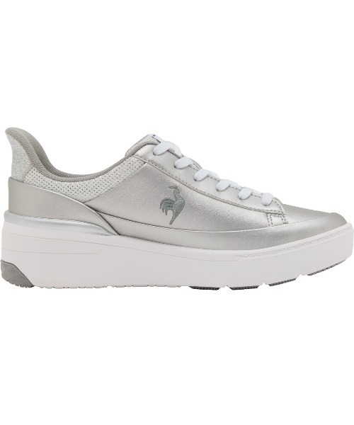 le coq sportif(ルコックスポルティフ)の「ルコックスポルティフ/LCS セーヴル リフト II SI さっと履けるシューズ /防水設計/消臭 LU6SRS03LZ(スニーカー・レディース・グレー×ホワイト/シルバーグレー・24.5cm/24.0cm/23.5cm/23.0cm/25.0cm/22.5cm)」の3枚目の写真