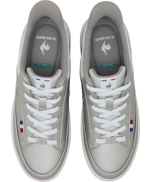 le coq sportif(ルコックスポルティフ)の「ルコックスポルティフ/LCS セーヴル リフト II SI さっと履けるシューズ /防水設計/消臭 LU6SRS03LZ(スニーカー・レディース・グレー×ホワイト/シルバーグレー・24.5cm/24.0cm/23.5cm/23.0cm/25.0cm/22.5cm)」の6枚目の写真