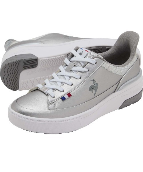 le coq sportif(ルコックスポルティフ)の「ルコックスポルティフ/LCS セーヴル リフト II SI さっと履けるシューズ /防水設計/消臭 LU6SRS03LZ(スニーカー・レディース・グレー×ホワイト/シルバーグレー・24.5cm/24.0cm/23.5cm/23.0cm/25.0cm/22.5cm)」の7枚目の写真