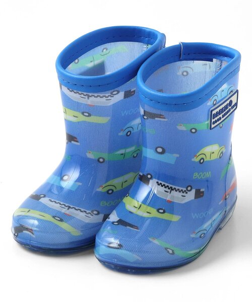 BREEZE（ブリーズ）の「4柄レインシューズ（レインシューズ・キッズ・オフホワイト/ブルー/レインボー/ピンク・16/15 /14/18/17）」の10枚目の写真